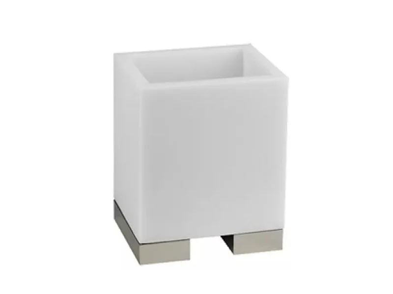 Стакан, Gessi, Rettangolo, шгв 105*85*125, цвет-белый
