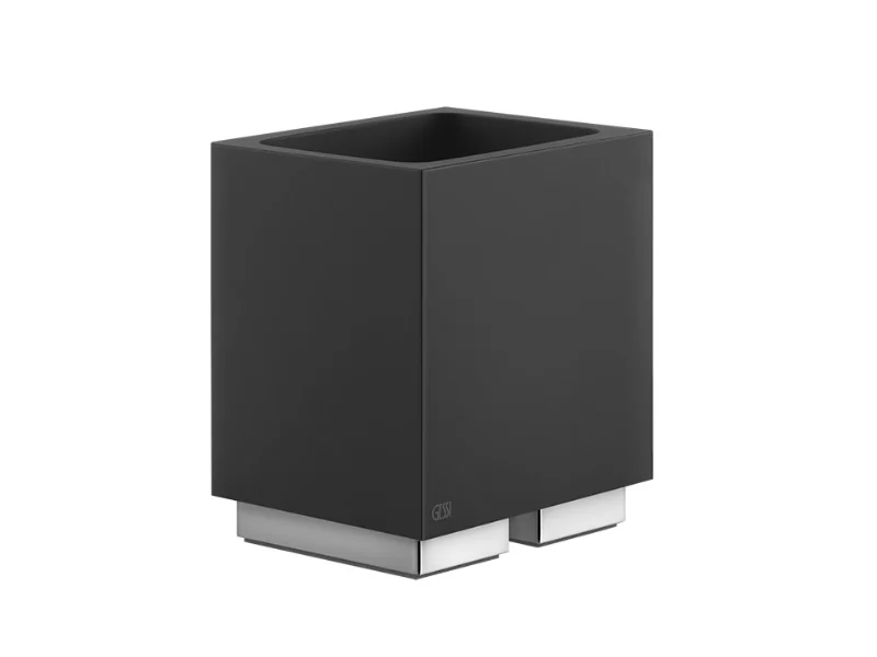 Стакан, Gessi, Rettangolo, шгв 105*85*125, цвет-Black Metal PVD