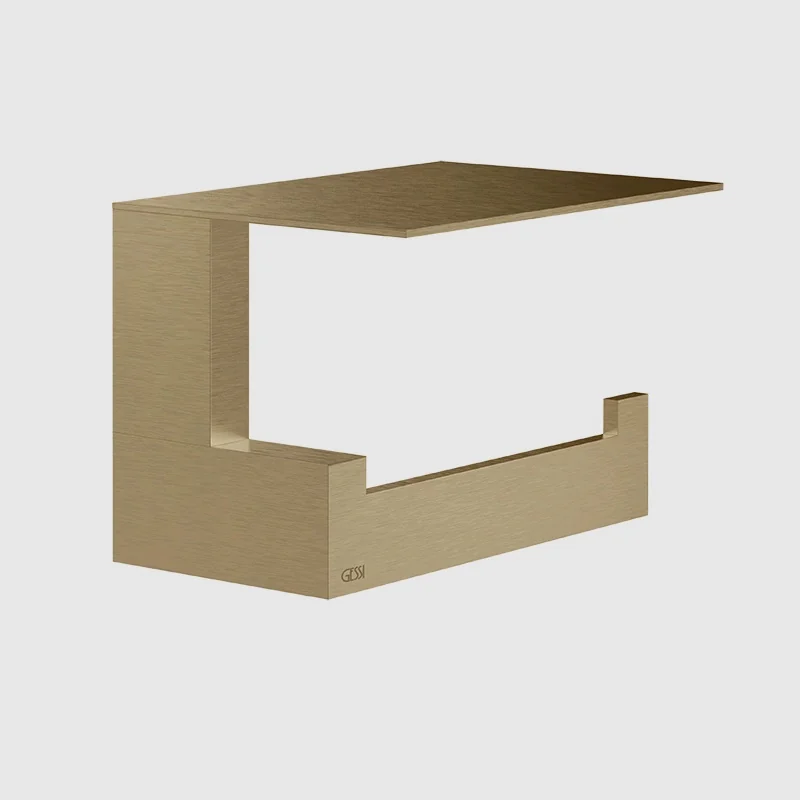 Бумагодержатель, Gessi, Rettangolo, шгв 155*100*97, цвет-Warm Bronze Br. PVD
