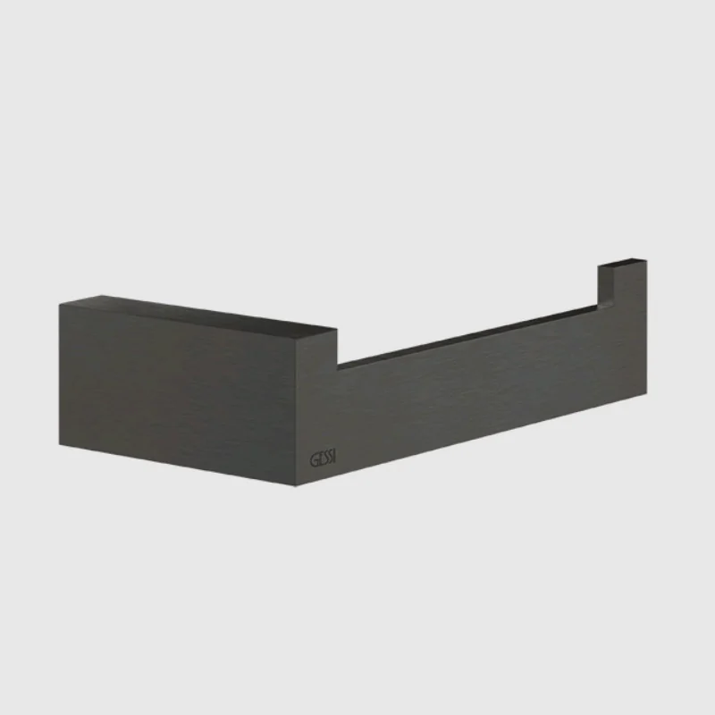 Бумагодержатель, Gessi, Rettangolo, шгв 155*75*35, цвет-Black Metal Brushed PVD