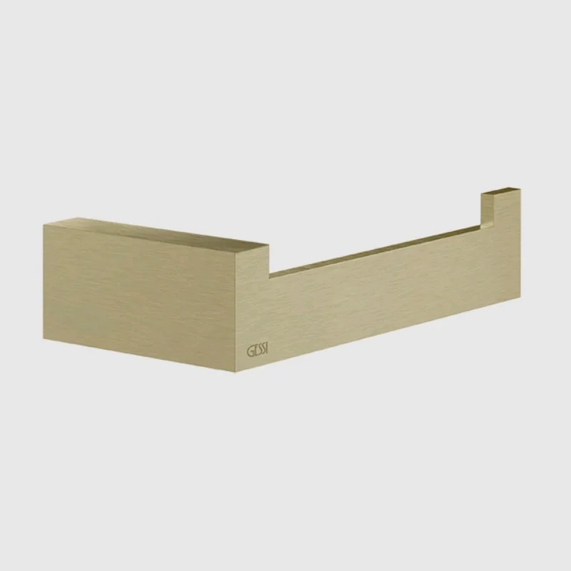 Бумагодержатель, Gessi, Rettangolo, шгв 155*75*35, цвет-Brushed Brass PVD