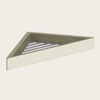 Полка, Gessi, Rettangolo, шгв 353*253*35, цвет-Nickel PVD