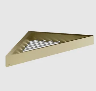 Полка, Gessi, Incastri, шгв 353*253*35, цвет-Brushed Brass PVD