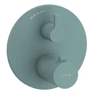 Смеситель для душа, Kludi, Nova Fonte Puristic, на 1 потребитель, настенный встраиваемый, цвет-морской матовый — иконка