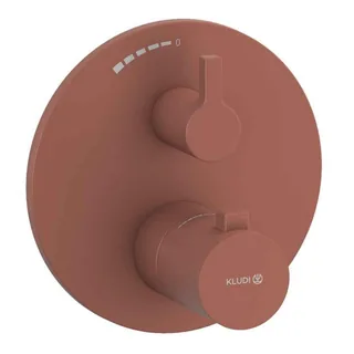 Смеситель для душа, Kludi, Nova Fonte Puristic, на 1 потребитель, настенный встраиваемый, цвет-коралловый матовый — иконка