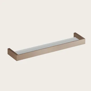 Полка, Gessi, Rettangolo, шгв 615*120*35, цвет-Copper Brushed PVD