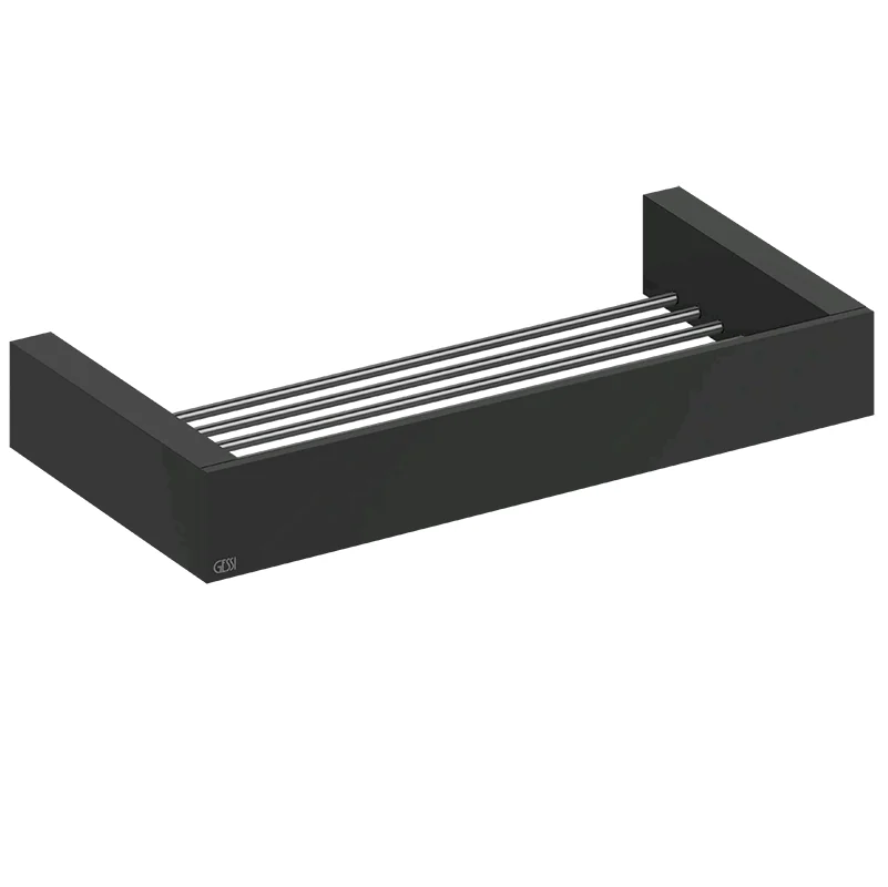 Полка, Gessi, Rettangolo, шгв 300*120*35, цвет-черный матовый