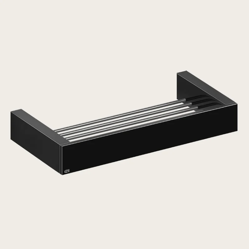 Полка, Gessi, Rettangolo, шгв 315*120*35, цвет-Black Metal PVD