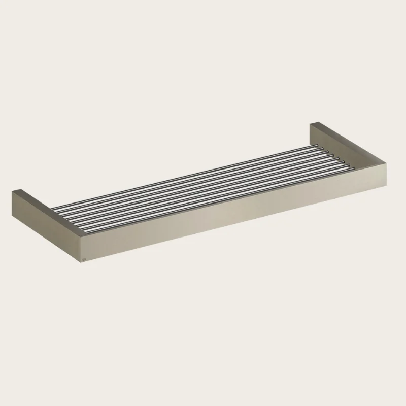 Полочка для душевых полотенец, Gessi, Rettangolo, цвет-Finox Brushed Nickel