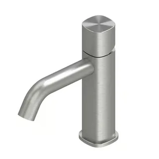 Смеситель для раковины, Quadro design, Super, на раковину/столешницу, цвет-Steel Brushed