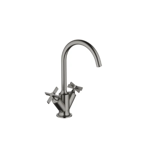 Смеситель для раковины, Dornbracht, Vaia, на раковину/столешницу, цвет-Dark Platinum сатинированная