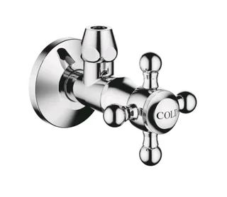 Вентиль, Dornbracht, Madison, угловой, 1/2", GOLD, цвет-хром