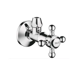Вентиль, Dornbracht, Madison, угловой, 1/2", HOT, цвет-хром