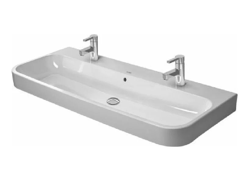 Раковина, Duravit, Happy D.2, шгв 1200*505*170, отверстия для смесителя-2, цвет-белый