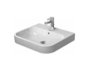 Раковина, Duravit, Happy D.2, шгв 600*505*170, отверстия для смесителя-1, цвет-белый