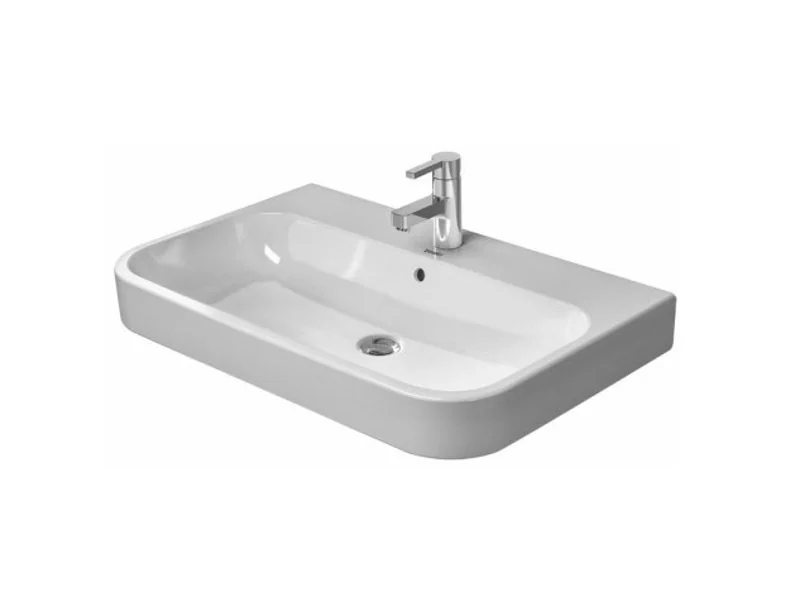 Раковина, Duravit, Happy D.2, шгв 800*505*170, отверстия для смесителя-1, цвет-белый