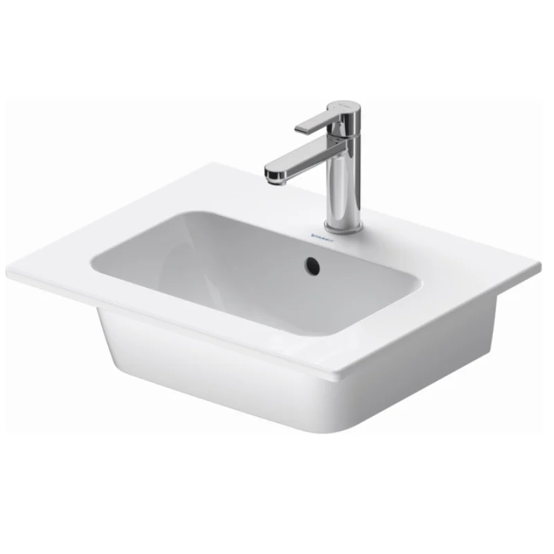 Раковина, Duravit, ME by Starck, шгв 530*430*180, отверстия для смесителя-отсутствуют, цвет-белый