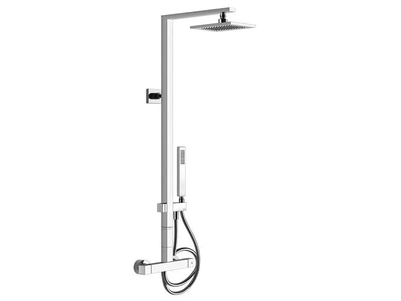 Душевая стойка, Gessi, Rettangolo, цвет-хром