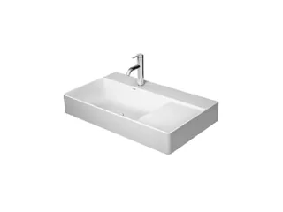 Раковина, Duravit, DuraSquare, шгв 800*470*145, отверстия для смесителя-отсутствуют, цвет-белый