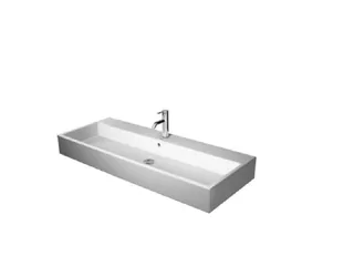 Раковина, Duravit, Vero Air, шгв 1200*470*165, отверстия для смесителя-отсутствуют, цвет-белый