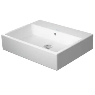 Раковина, Duravit, Vero Air, шгв 600*470*165, шлифованная, отверстия для смесителя-отсутствуют, цвет-белый