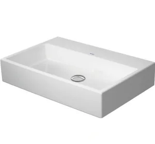 Раковина, Duravit, Vero Air, шгв 700*470*165, отверстия для смесителя-отсутствуют, цвет-белый — иконка