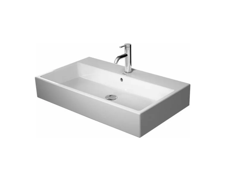Раковина, Duravit, Vero Air, шгв 800*470*165, отверстия для смесителя-отсутствуют, цвет-белый