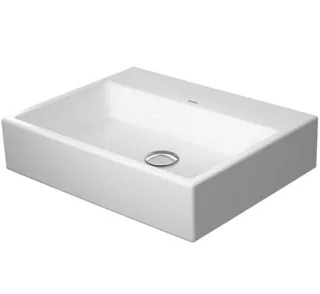 Раковина, Duravit, Vero Air, шлифованная, шгв 600*470*165, отверстия для смесителя-отсутствуют, цвет-белый