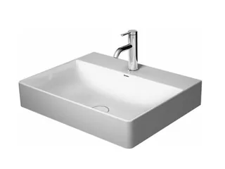 Раковина, Duravit, DuraSquare, шгв 600*470*145, отверстия для смесителя-отсутствуют, цвет-белый