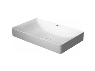 Раковина, Duravit, DuraSquare, шгв 600*345*140, отверстия для смесителя-отсутствуют, цвет-белый — иконка