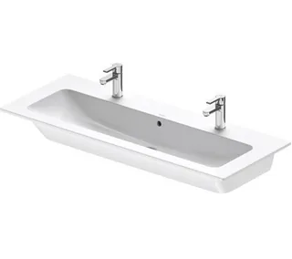 Раковина, Duravit, ME by Starck, шгв 1230*490*180, отверстия для смесителя-2, цвет-белый