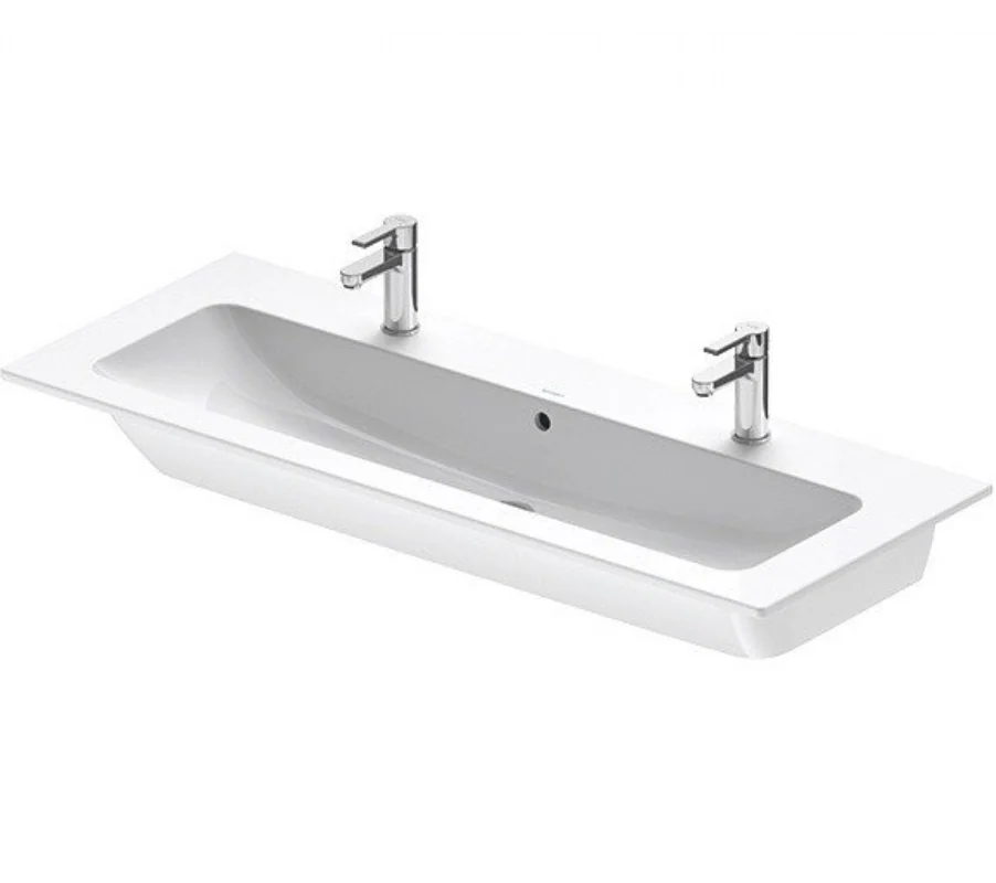 Раковина, Duravit, ME by Starck, шгв 1230*490*180, отверстия для смесителя-2, цвет-белый