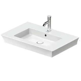 Раковина, Duravit, White Tulip, шгв 750*490*155, отверстия для смесителя-1, цвет-белый