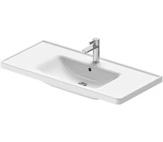 Раковина, Duravit, Duravit No.1, шгв 1005*480*170, отверстия для смесителя-1, WonderGliss, цвет-белый