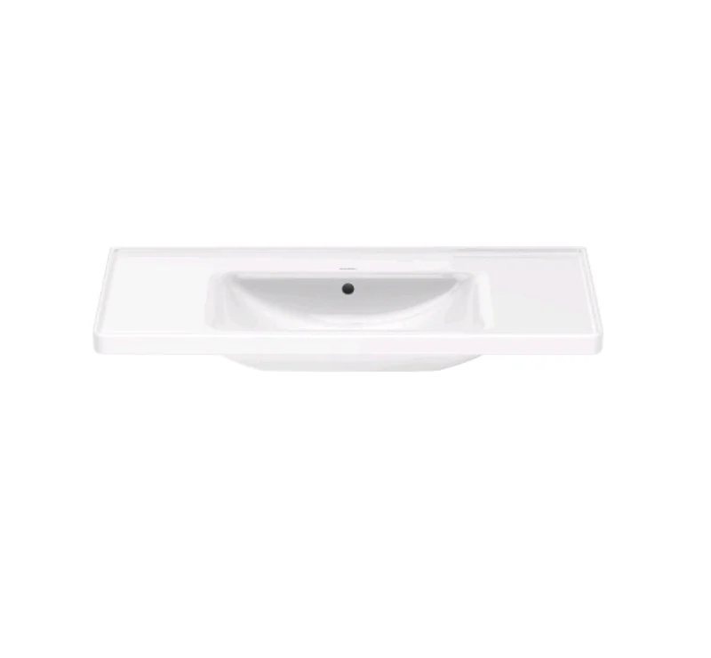Раковина, Duravit, D-Neo, шгв 1005*480*170, отверстия для смесителя-отсутствуют, цвет-белый