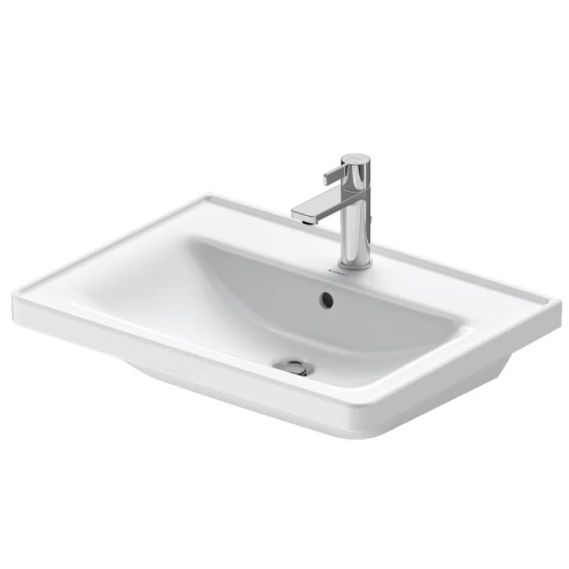Раковина, Duravit, D-Neo, шгв 650*480*165, отверстия для смесителя-1, цвет-белый