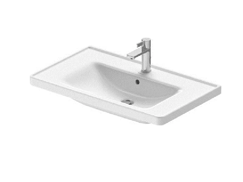 Раковина, Duravit, D-Neo, шгв 800*480*165, отверстия для смесителя-1, цвет-белый