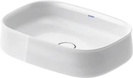 Раковина, Duravit, Zencha, шгв 550*390*135, отверстия для смесителя-отсутствуют, цвет-белый