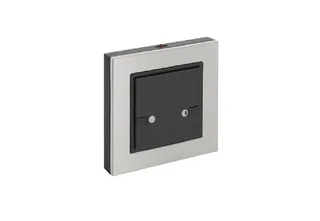 Клавиша смыва, Geberit, HyTronic, для унитаза, шгв 88*18*88, дистанционной активации, с радиоуправлением, цвет-черный/хром — иконка