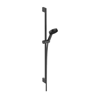 Душевой гарнитур, Hansgrohe, Pulsify Select S, 105, цвет-черный матовый