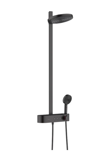 Душевая стойка, Hansgrohe, Pulsify S, цвет-матовый черный