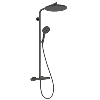 Душевая стойка, Hansgrohe, Raindance Alive, цвет-хром чёрный шлифованный — иконка