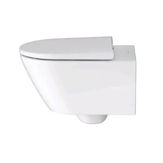 Унитаз, Duravit, D-Neo, RIMLESS, подвесной, шгв 370*540*360, цвет-белый/белый матовый сатинированный