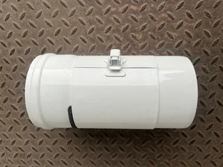 Прямой участок дымовой трубы 125/80 мм