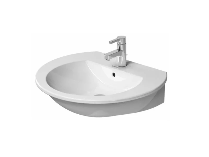 Раковина, Duravit, Darling New, шгв 650*550*185, отверстия для смесителя-1, цвет-белый