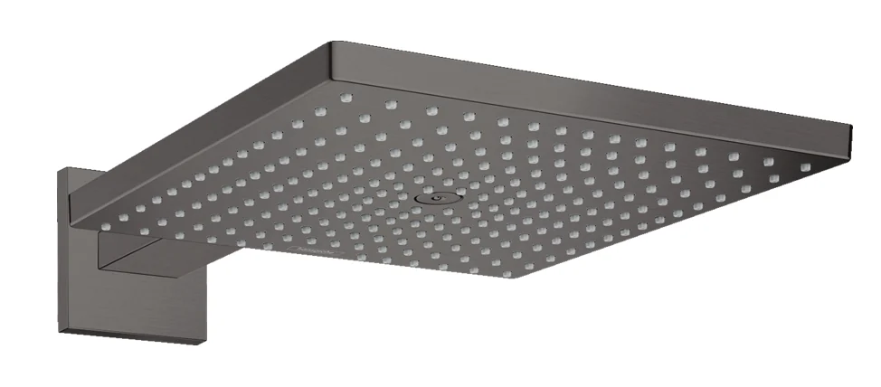 Верхний душ, Hansgrohe, Raindance E, шг 300*300, цвет-шлифованный черный хром