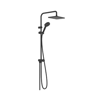 Душевая стойка, Hansgrohe, Vernis Shape, цвет-черный матовый