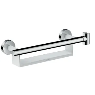 Поручень для инвалидов, Hansgrohe, Unica Comfort, шг 395*109, цвет-белый/хром — иконка