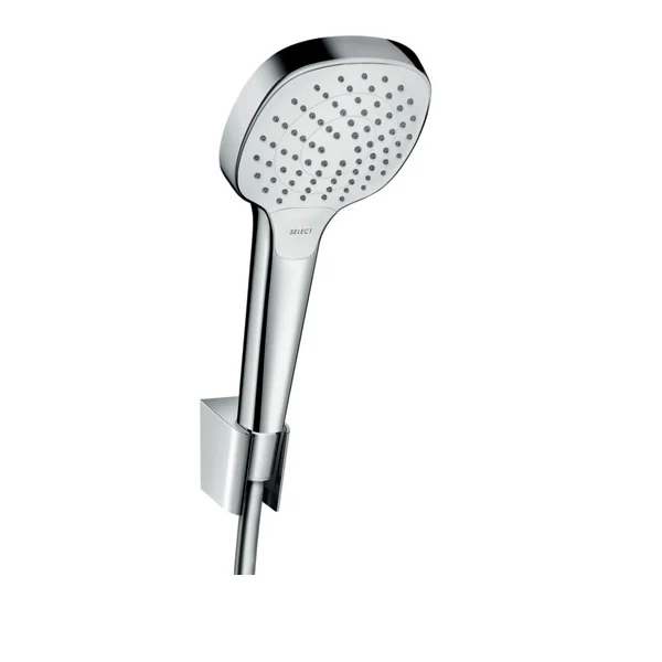 Душевой набор, Hansgrohe, Croma Select E, цвет-белый/хром