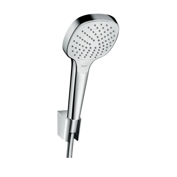 Душевой набор, Hansgrohe, Croma Select E, цвет-хром/белый
